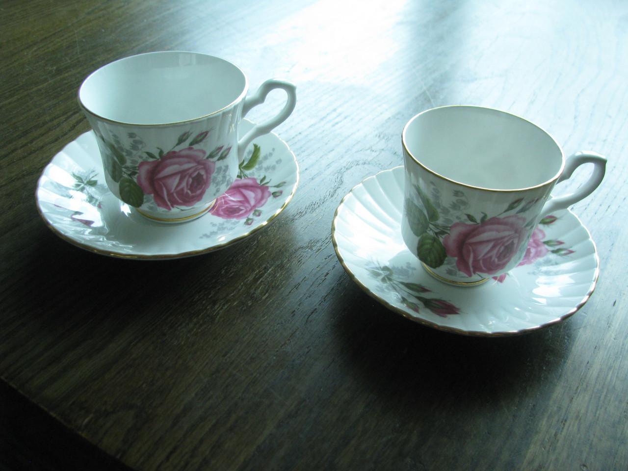 Dames en Heren kop en schotel