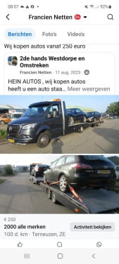 HPauto vraagt te koop autos