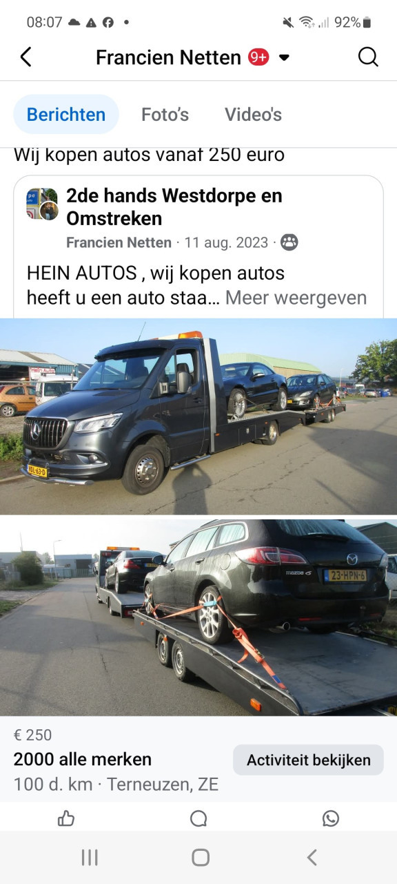 HPauto vraagt te koop autos