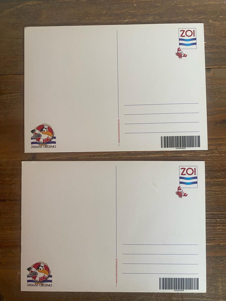 2 Ansichtkaarten Zeeland