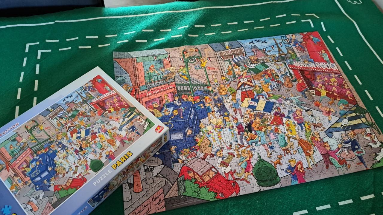 Legpuzzel van 1000 stukjes.