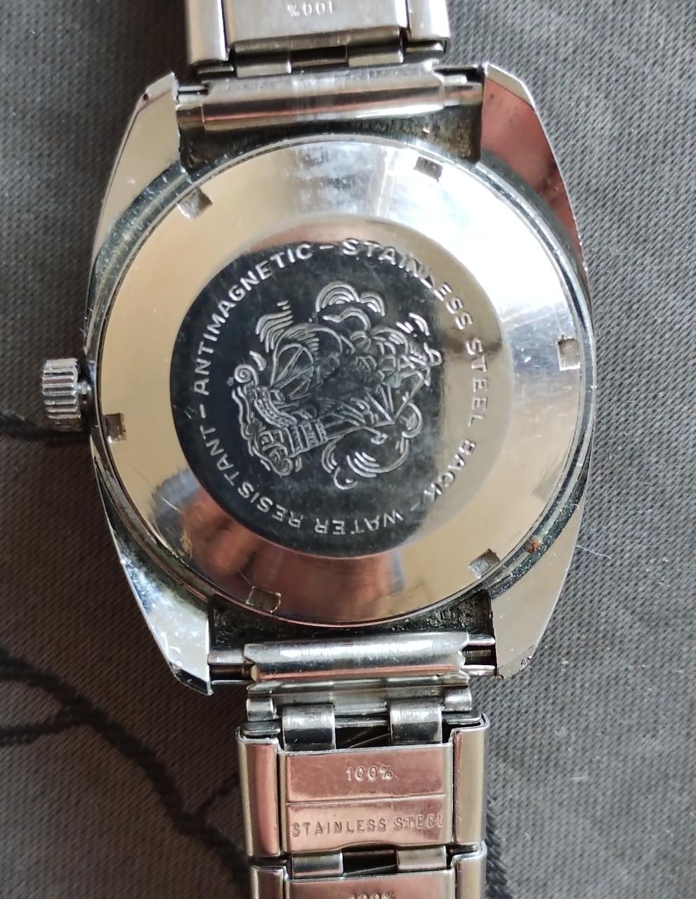 Vintage  ASeikon herenhorloge.