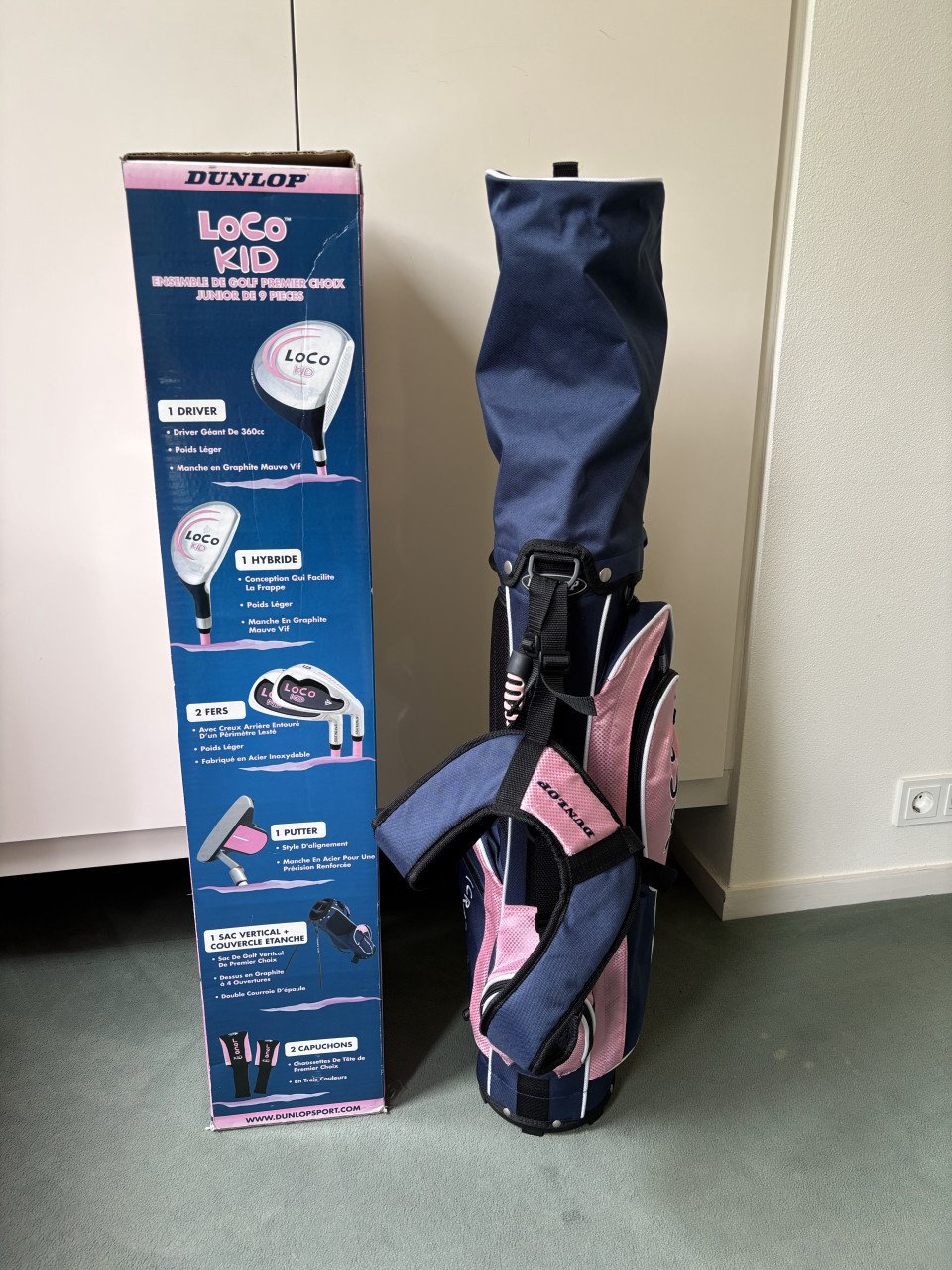 Golfset Dunlop  meisjes 9-12 jaar