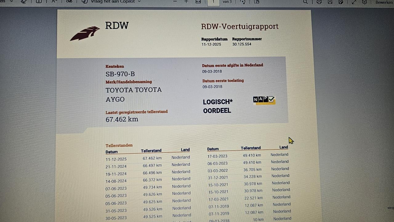 Zuinige TOYOTA AYGO 1.0 X-FUN 2018 / NL AUTO / NAP / 67.462 KM !