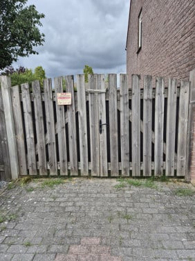 Houten poort