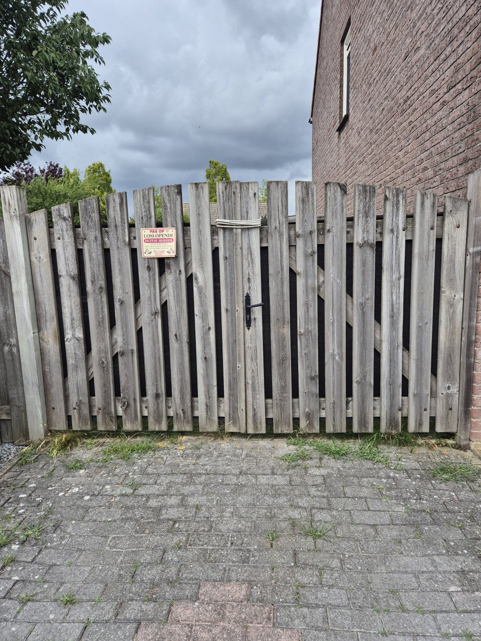 Houten poort