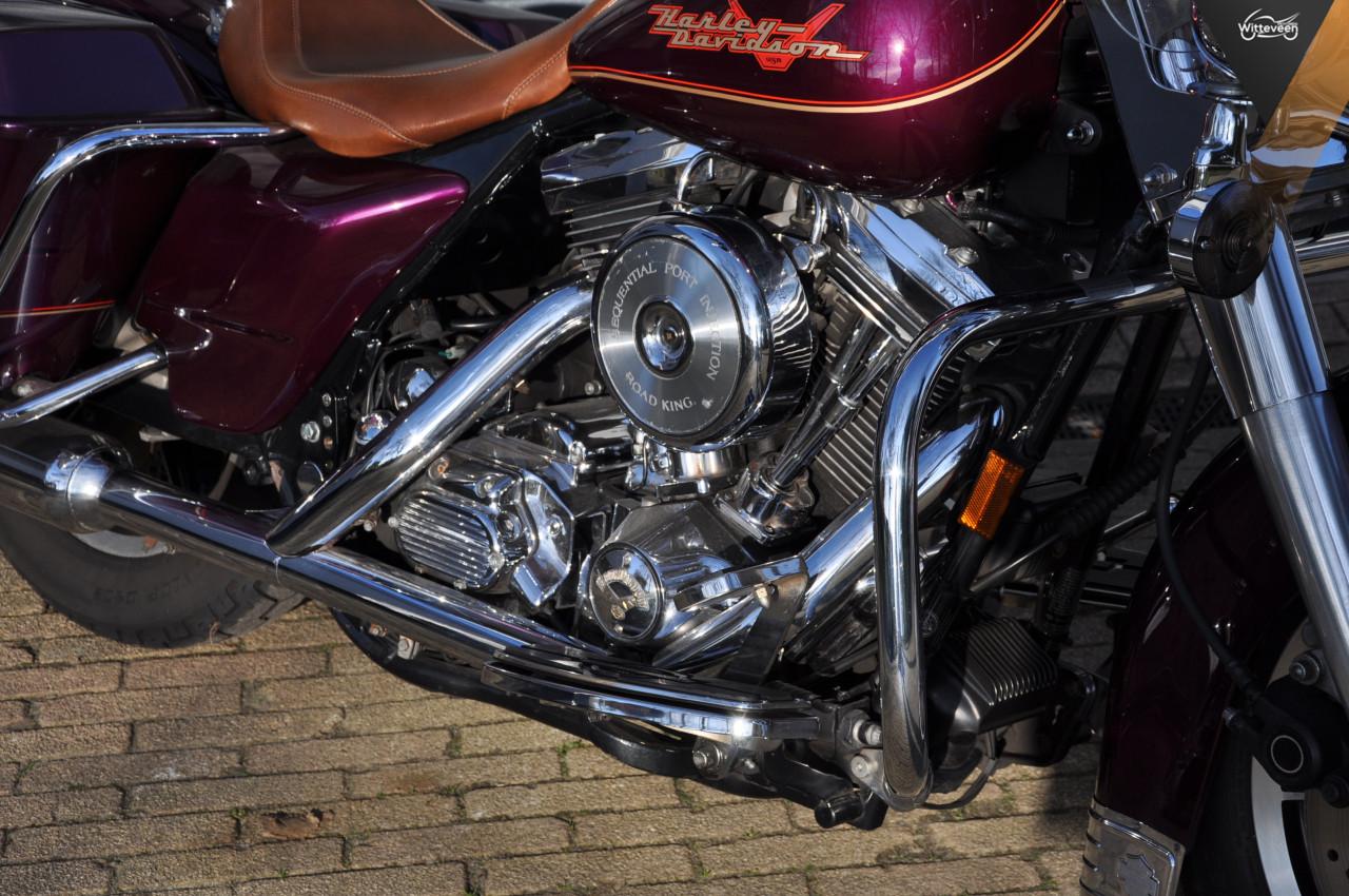 Harley Davidson FLHR Road King 1340 Evo Zeer nette motor