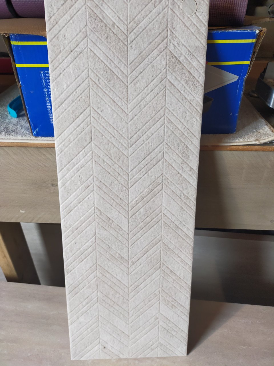 6 m2 visgraat wandtegels