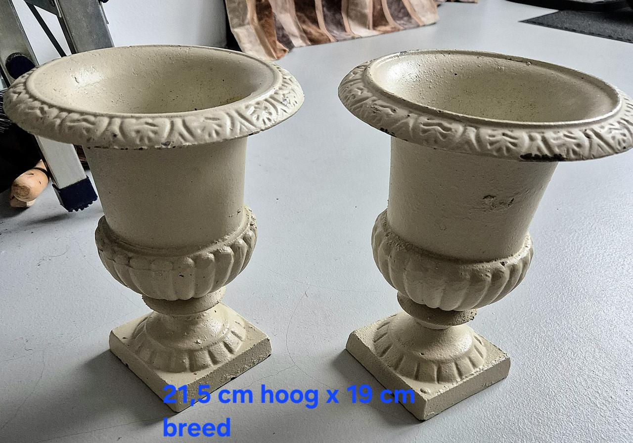 Vaas gietijzer kerst