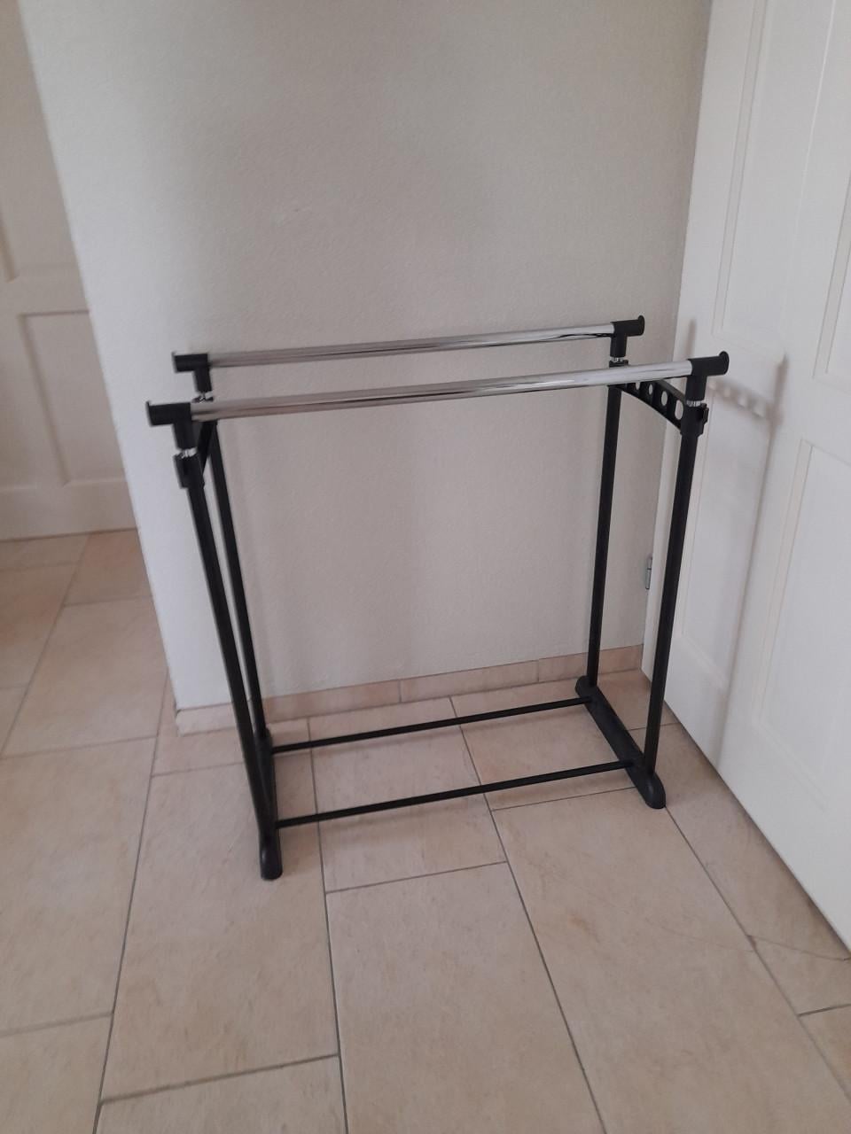 Kleding rek dubbel (verstelbaar)