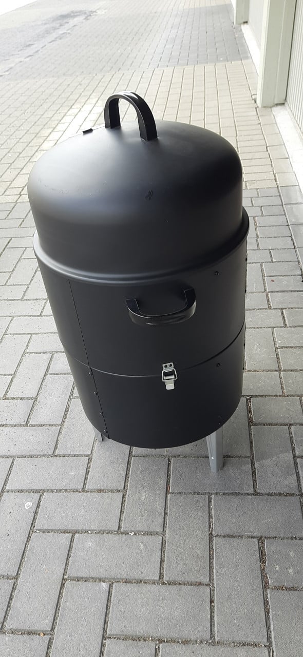 Rookoven 3in1, bbq, thermometer & ventilatiegat, barbecue rookton: ∅ 40 cm.
