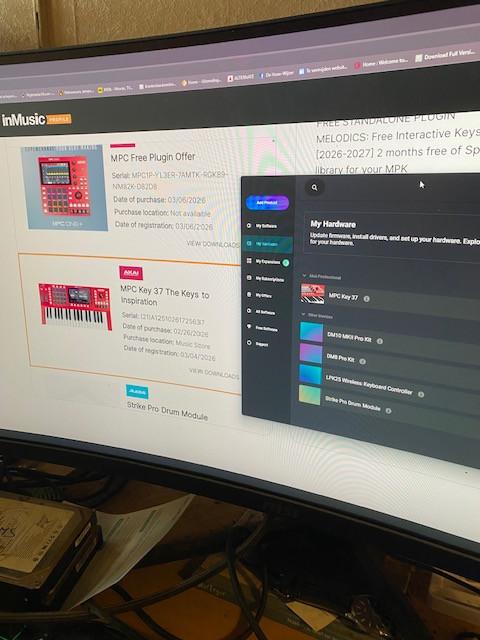 AKAI MPC KEY 37 hulp gevraagd