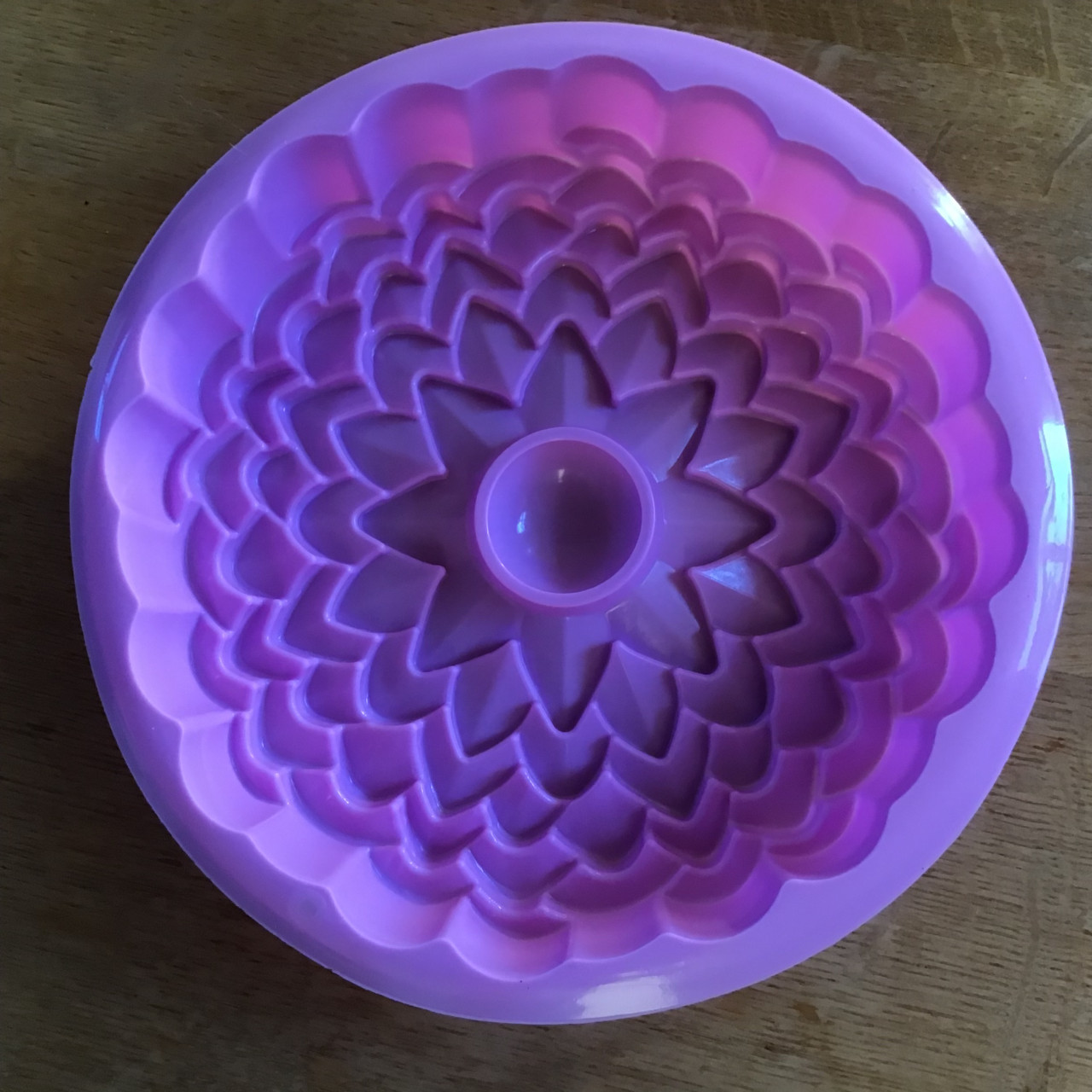 3D siliconen mal cakevorm taartvorm bakvorm bloem - 22 cm - 1 liter - NIEUW