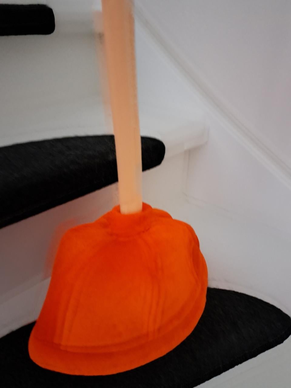 Wintersport "wc ontstopper".