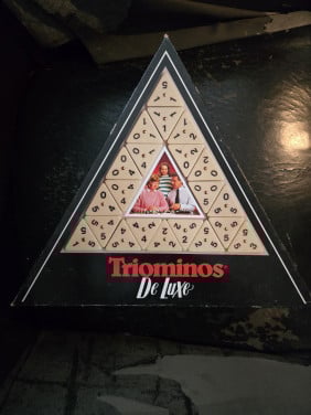 Triominos de Luxe spel, Goliath, helemaal compleet.