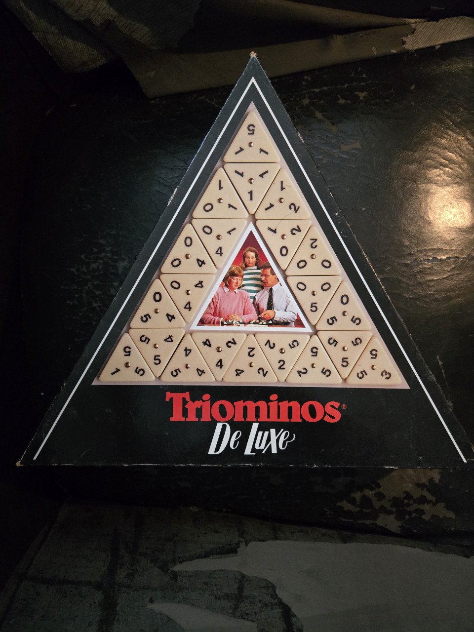 Triominos de Luxe spel, Goliath, helemaal compleet.