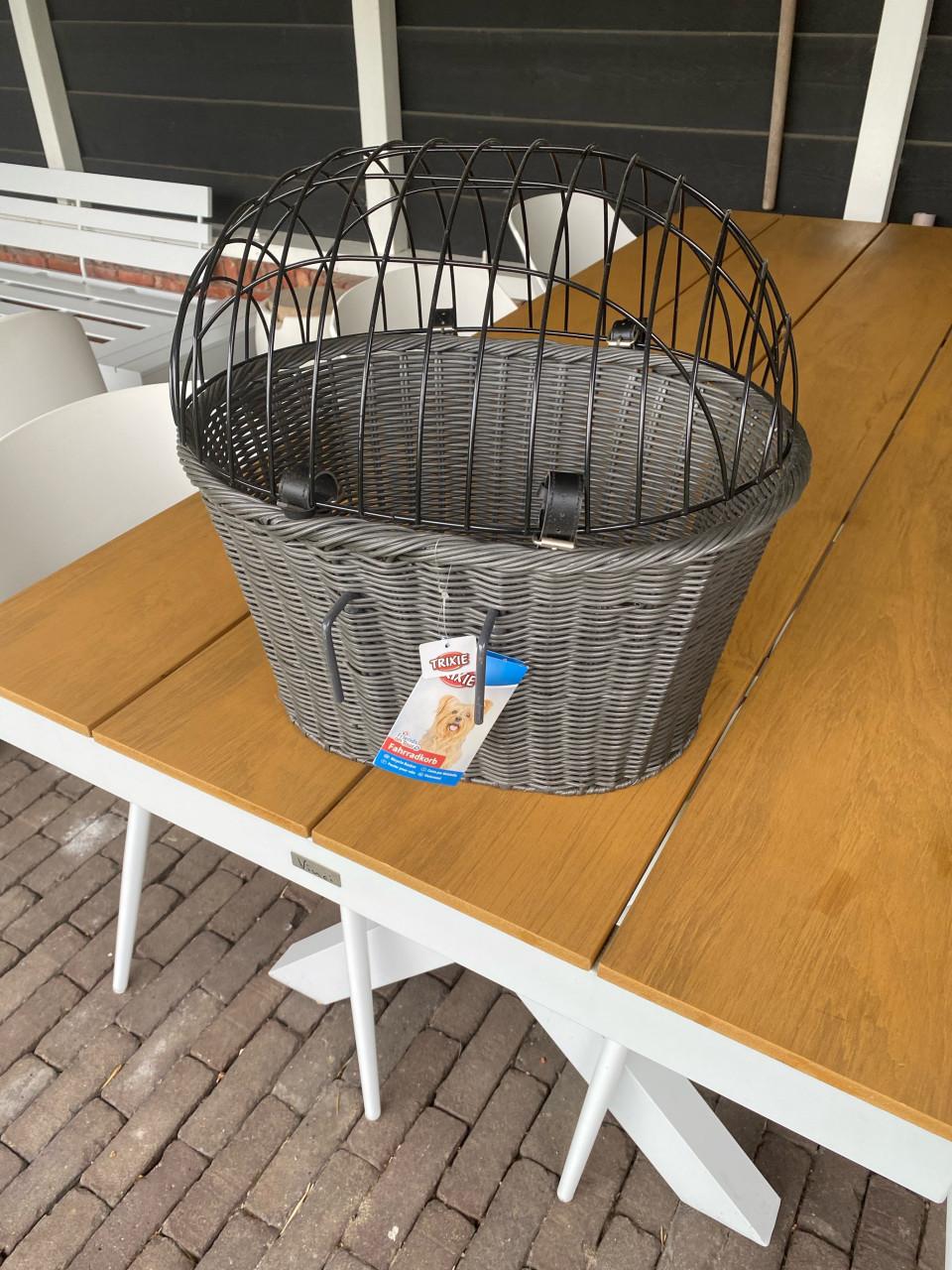 Nieuw honden fietsmandje