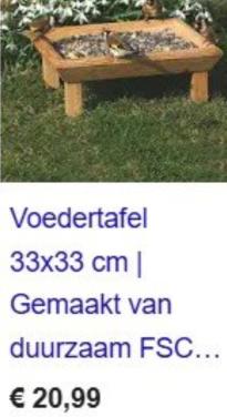 Voedertafel