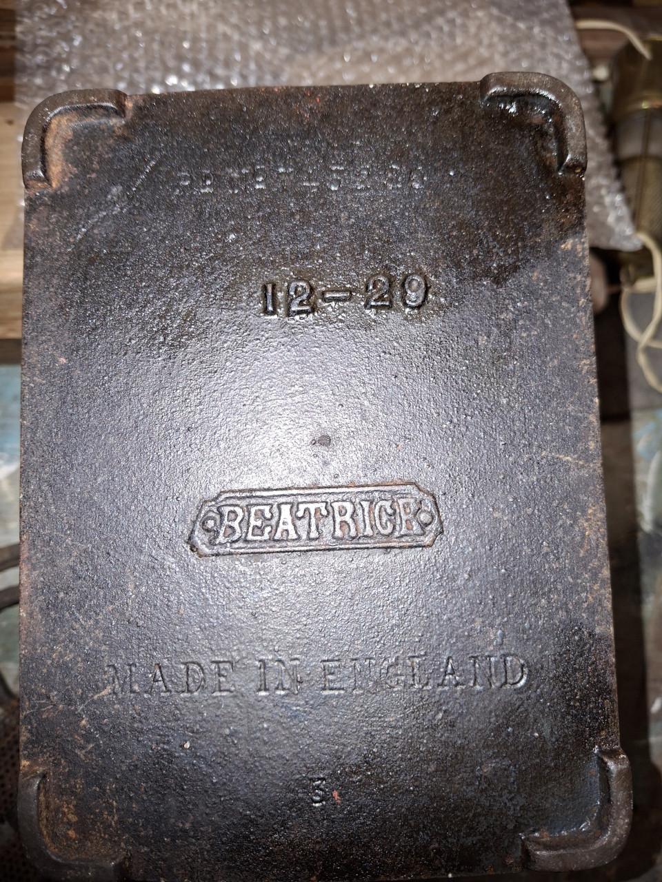 Antiek engels parrafine kacheltje