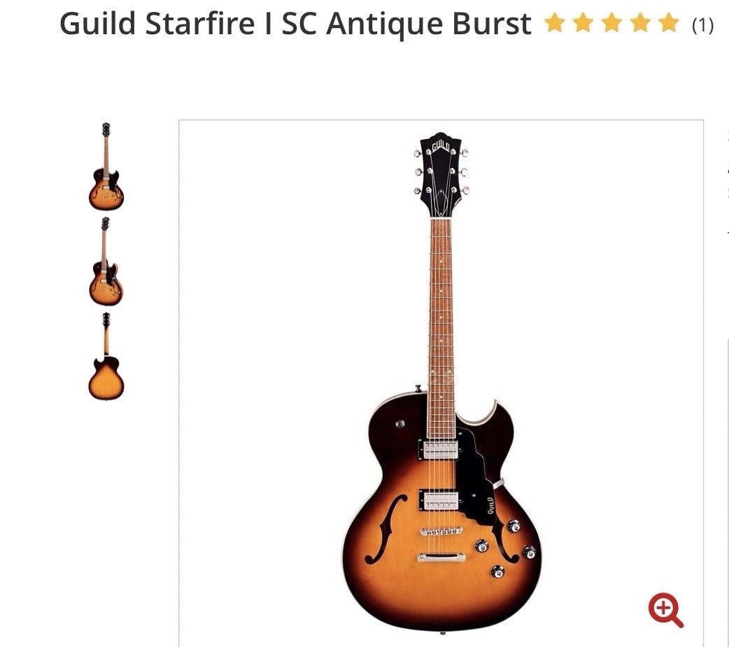 Cherrystone ES 225 T whit humbuckers (1957 style) += 22 jaar oud