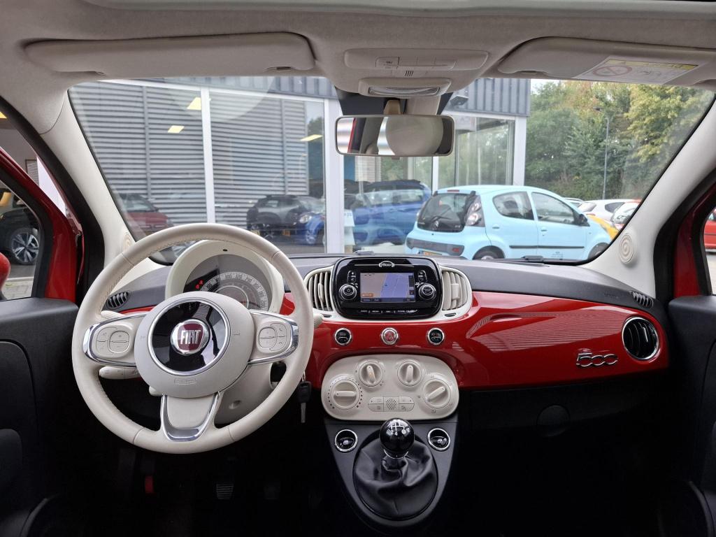 Fiat 500 twinair turbo collezione glazen schuifdak/nav/lmv