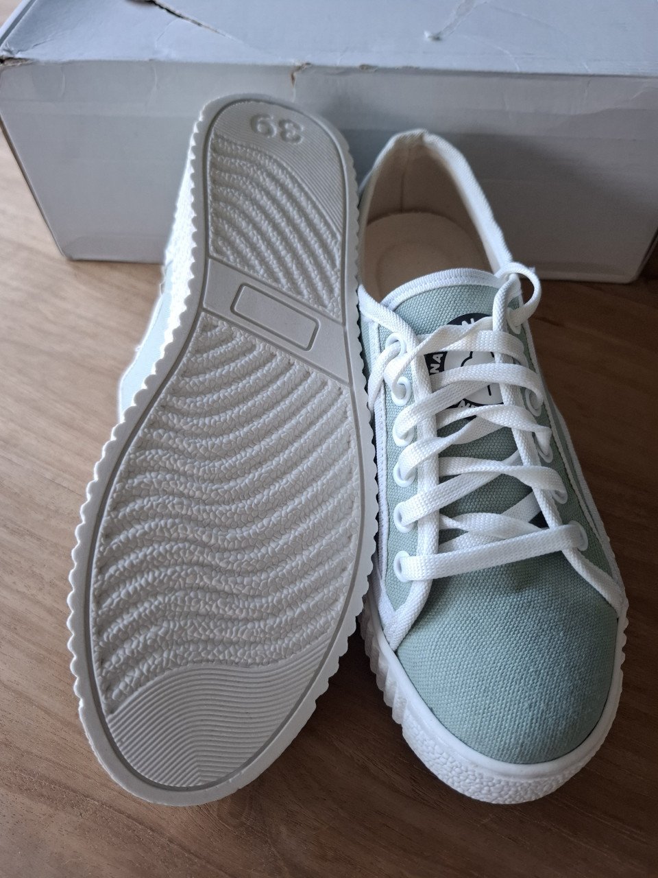Sneakers groen wit maat 39