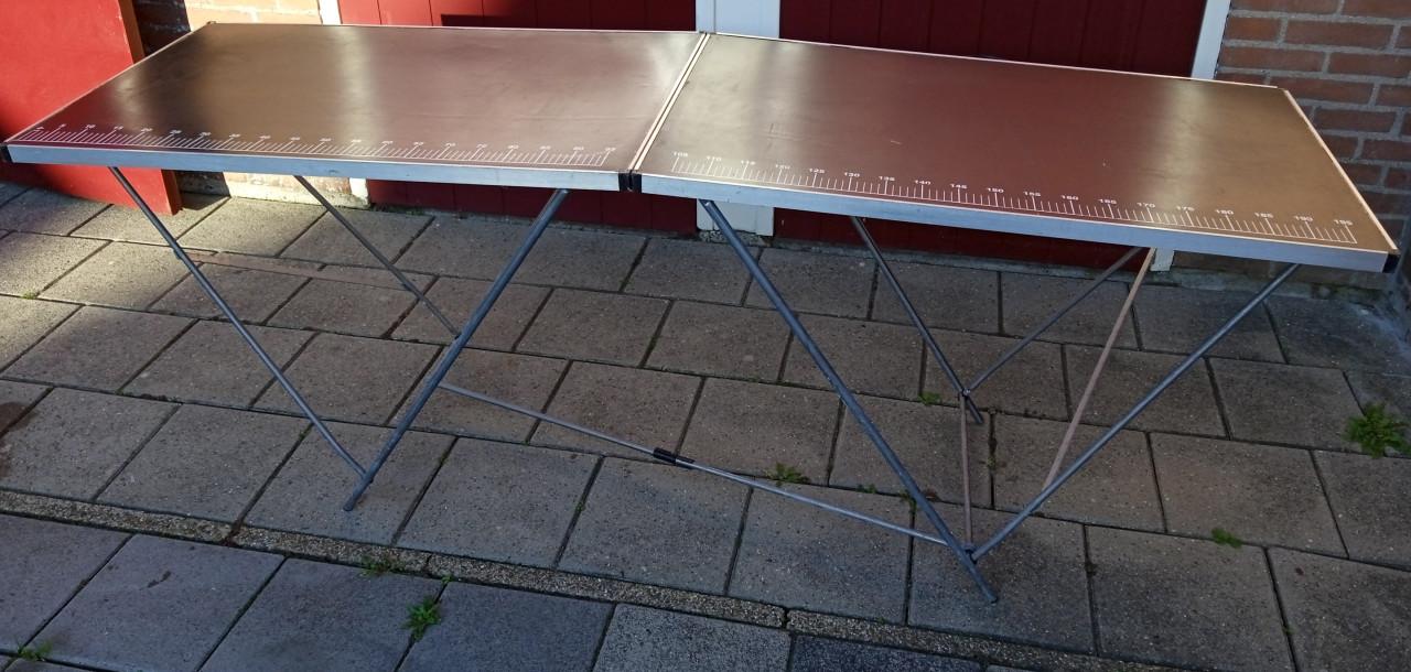 Aluminium Opvouwbare Behangtafel 201x60x76