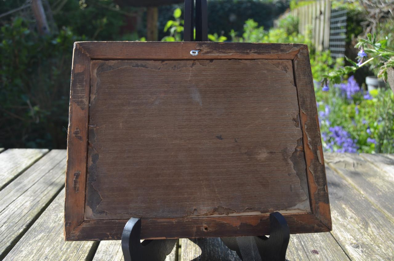 Gravure Den Haag door de weilanden gezien 1856.