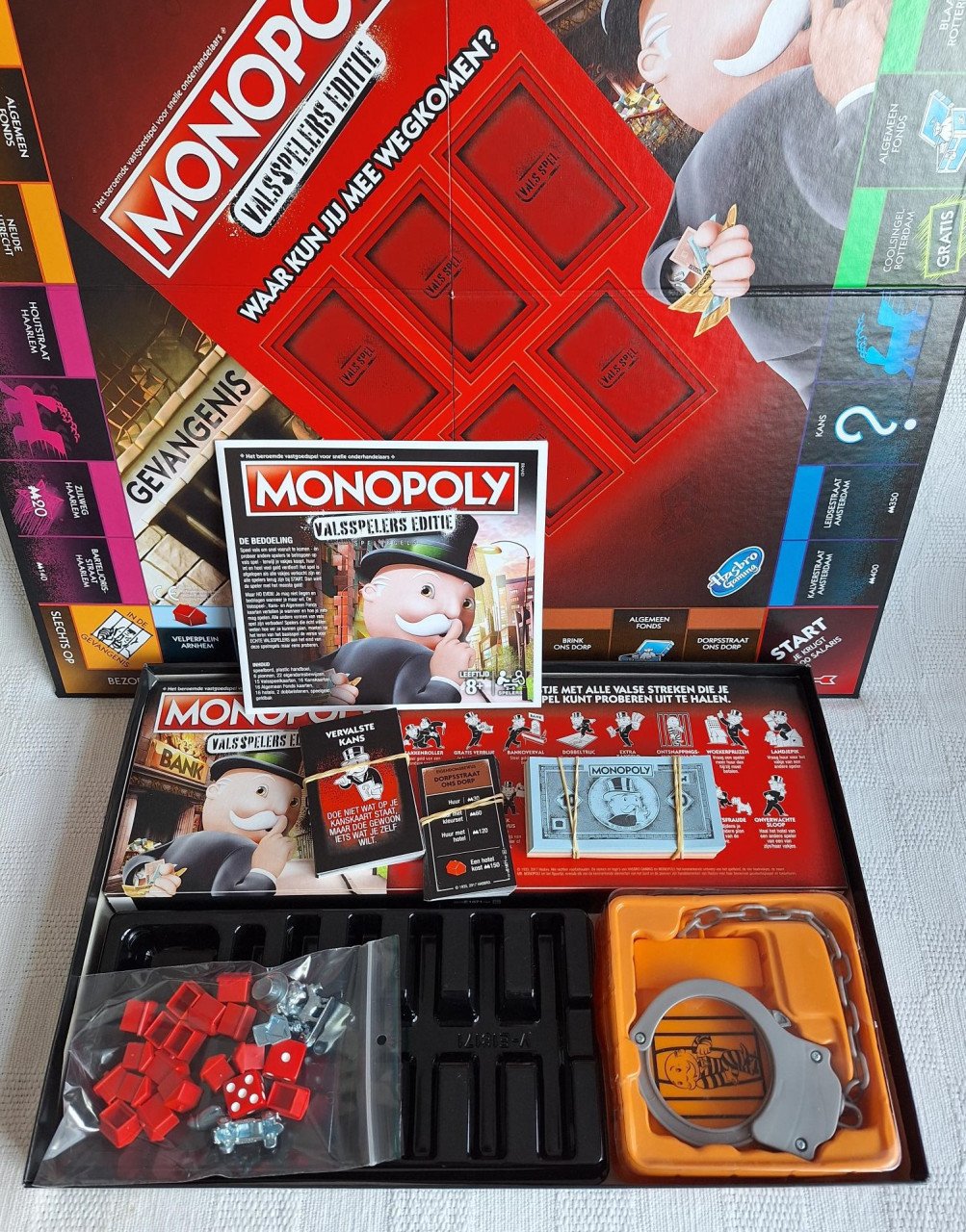 Monopoly Valsspelers editie ZGAN (nieuw € 30,00)