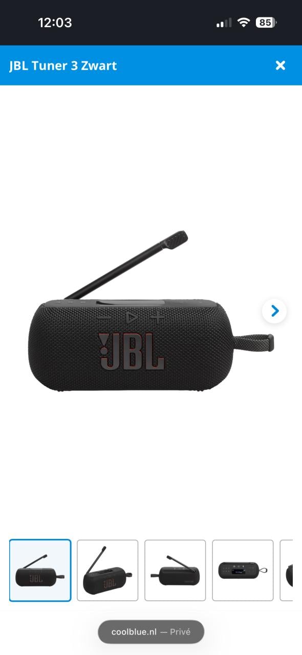 JBL Tuner 3 zwart