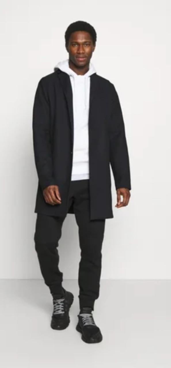 Lang zwart gebreid vest met Capuchon van Primark Maat L