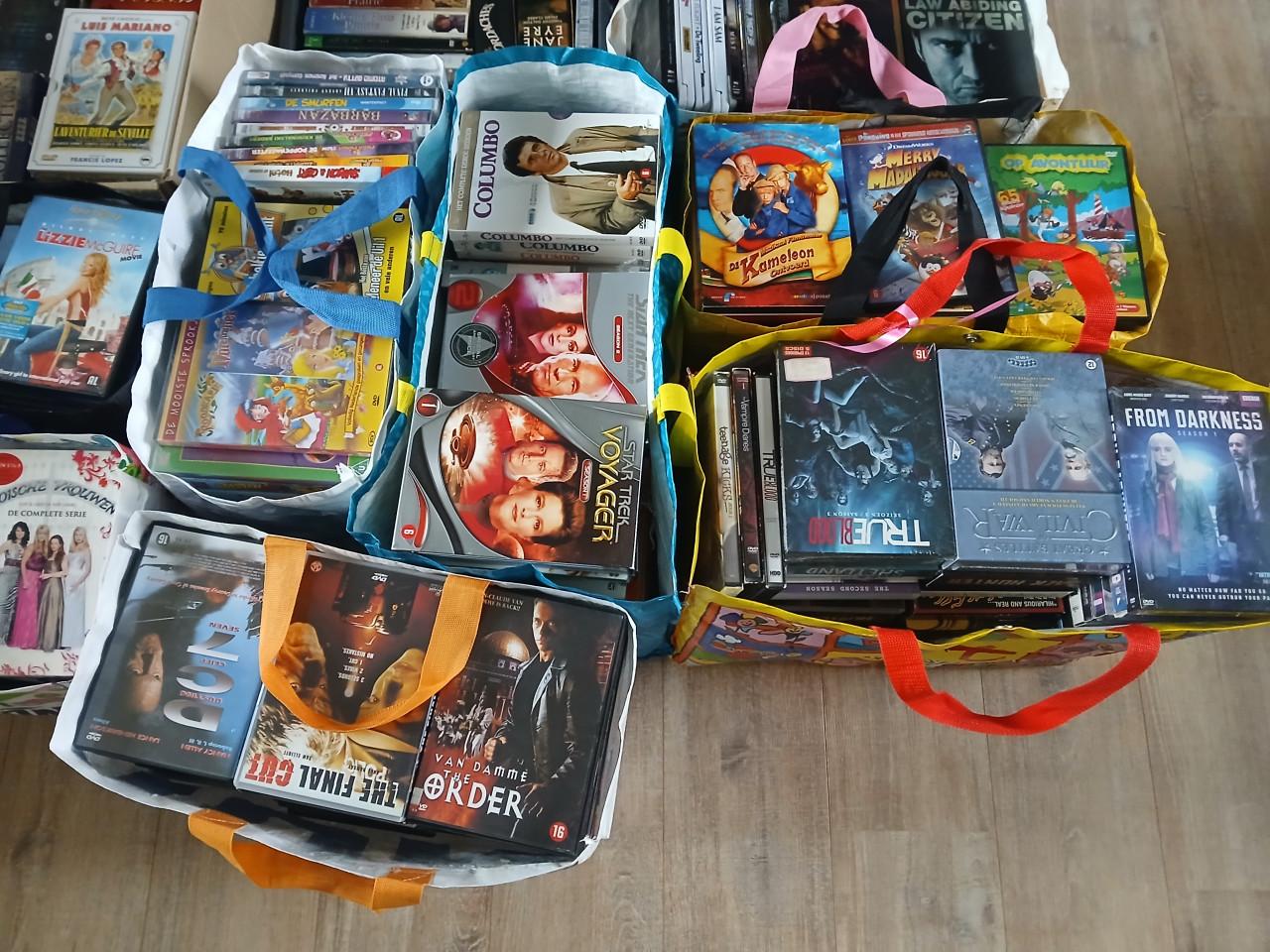 Dvd collectie 0,50ct per stuk