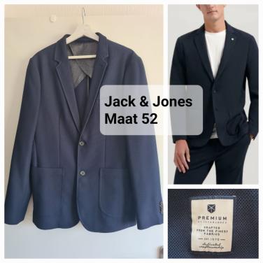 Nieuw ! Jack & Jones donker blauwe Blazer Maat 52