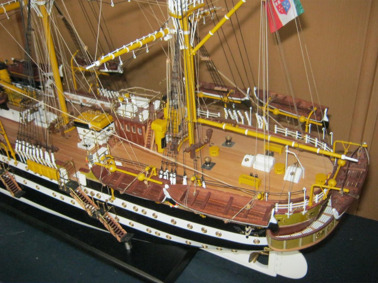 Scheepsmodel. AMERICO VESPUCCI.