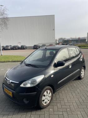 Hyundai i10 1.1 I 5DR 2008 Zwart | 69.646 NAP | NIEUWE APK!