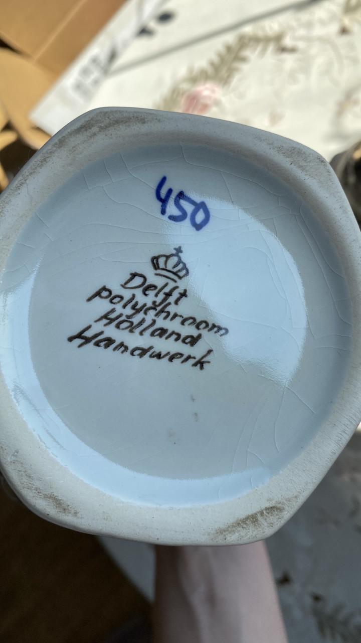 Vazen van Delfts Polychroom