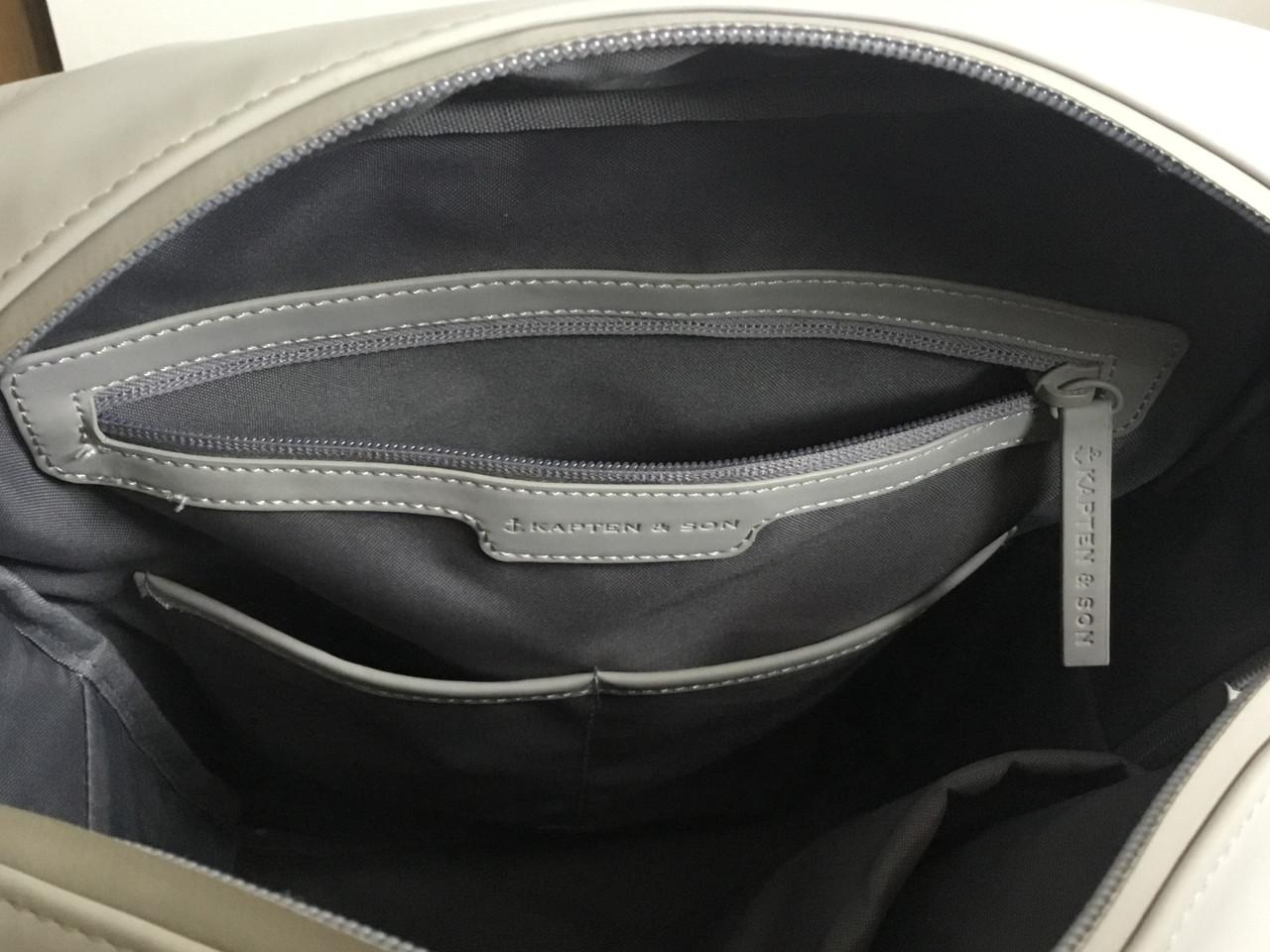 Rugtas Kapten & Son -Grijs