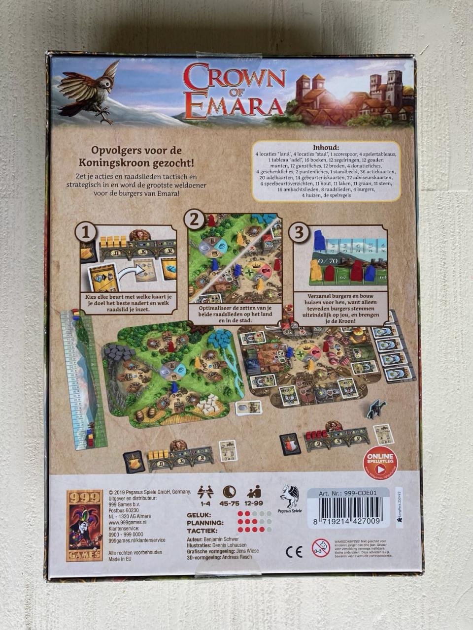 Crown of Emara bordspel, werkelijk zo goed als nieuw!