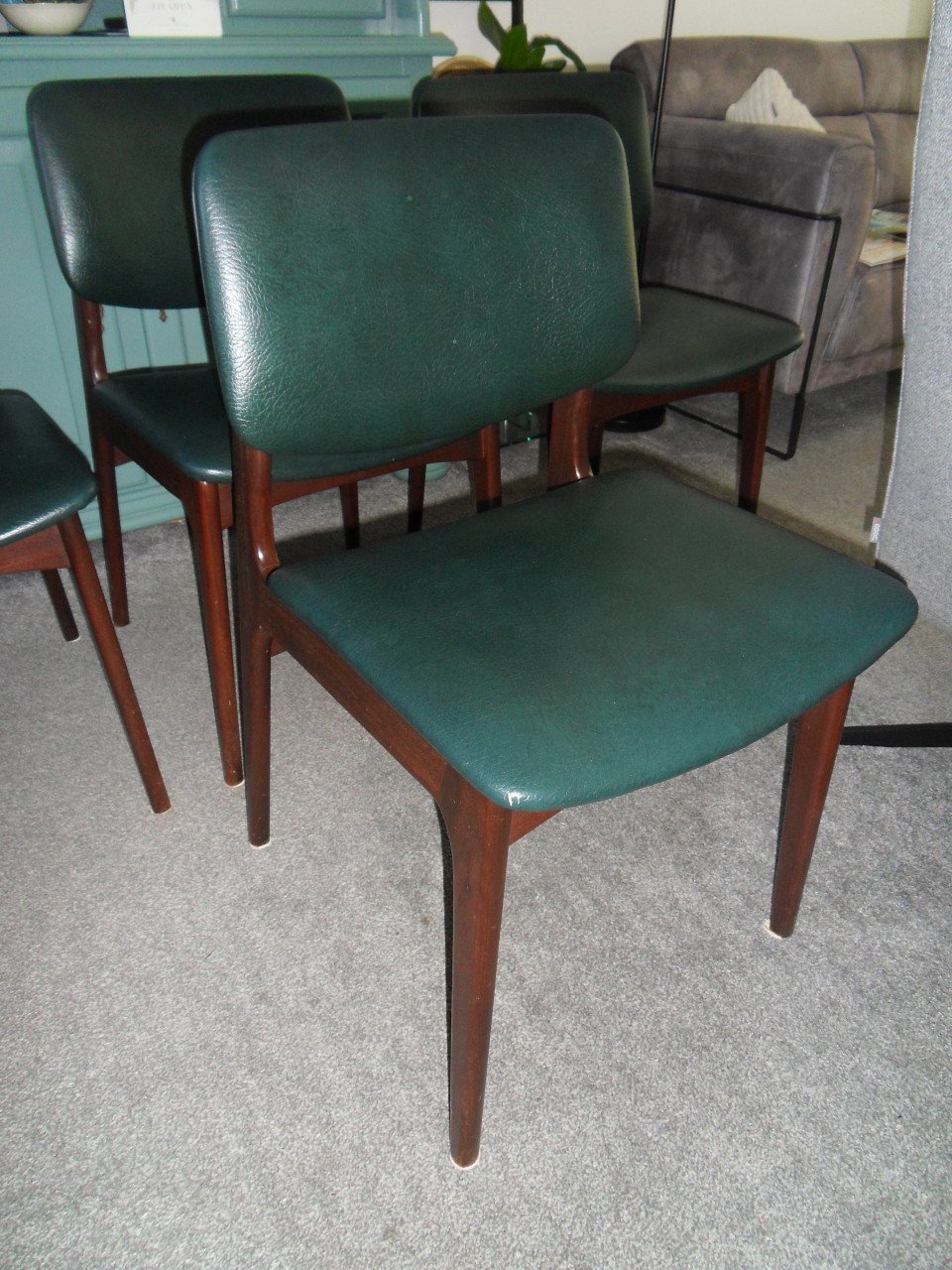Vintage stoelen retro 4 stuks