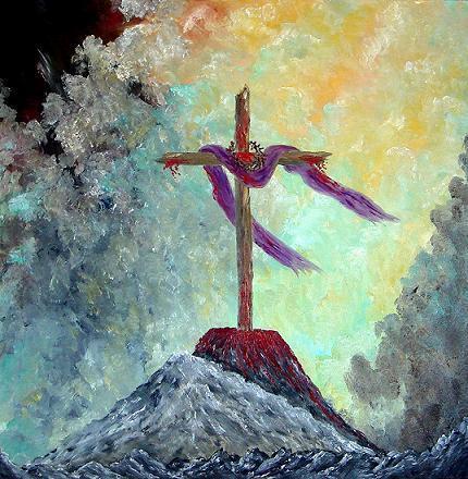 " Redemption " Acrylschilderij van Bertha Hamilton uit Camden