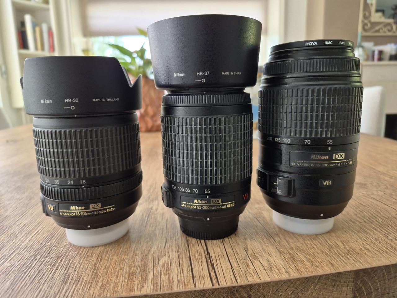 Nikon camera en lenzen Gereserveerd