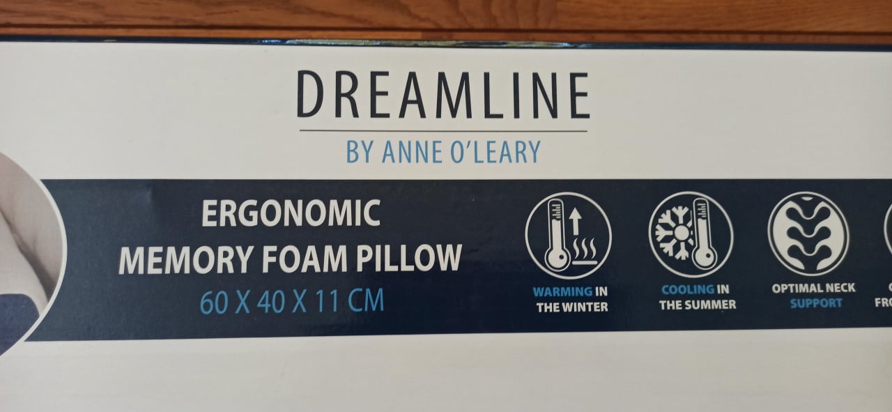 Dreamline Traagschuim kussen - Hoofdkussen - zo goed als nieuw