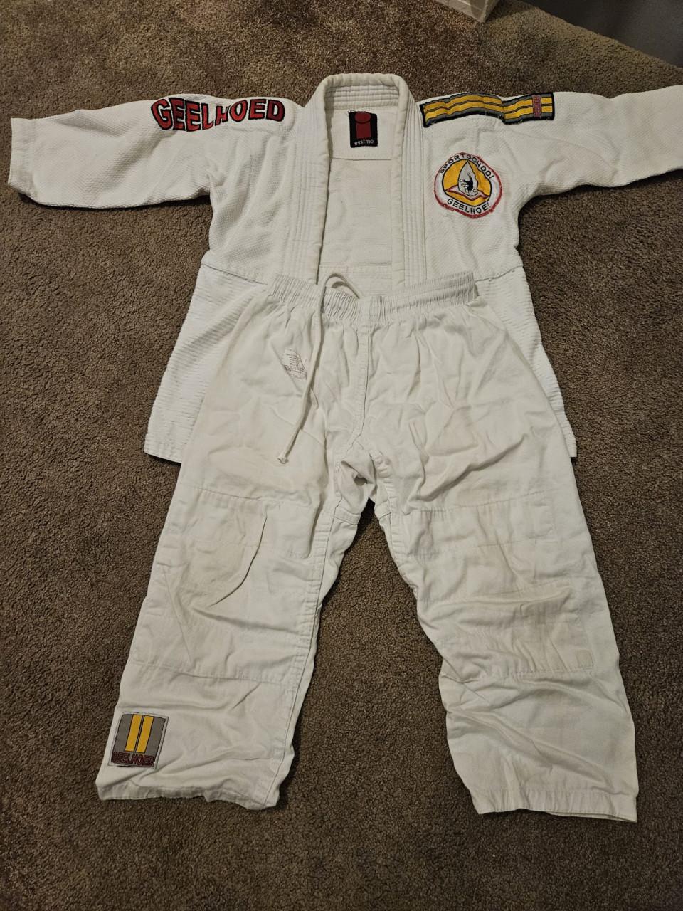 Geelhoed judopak maat 120