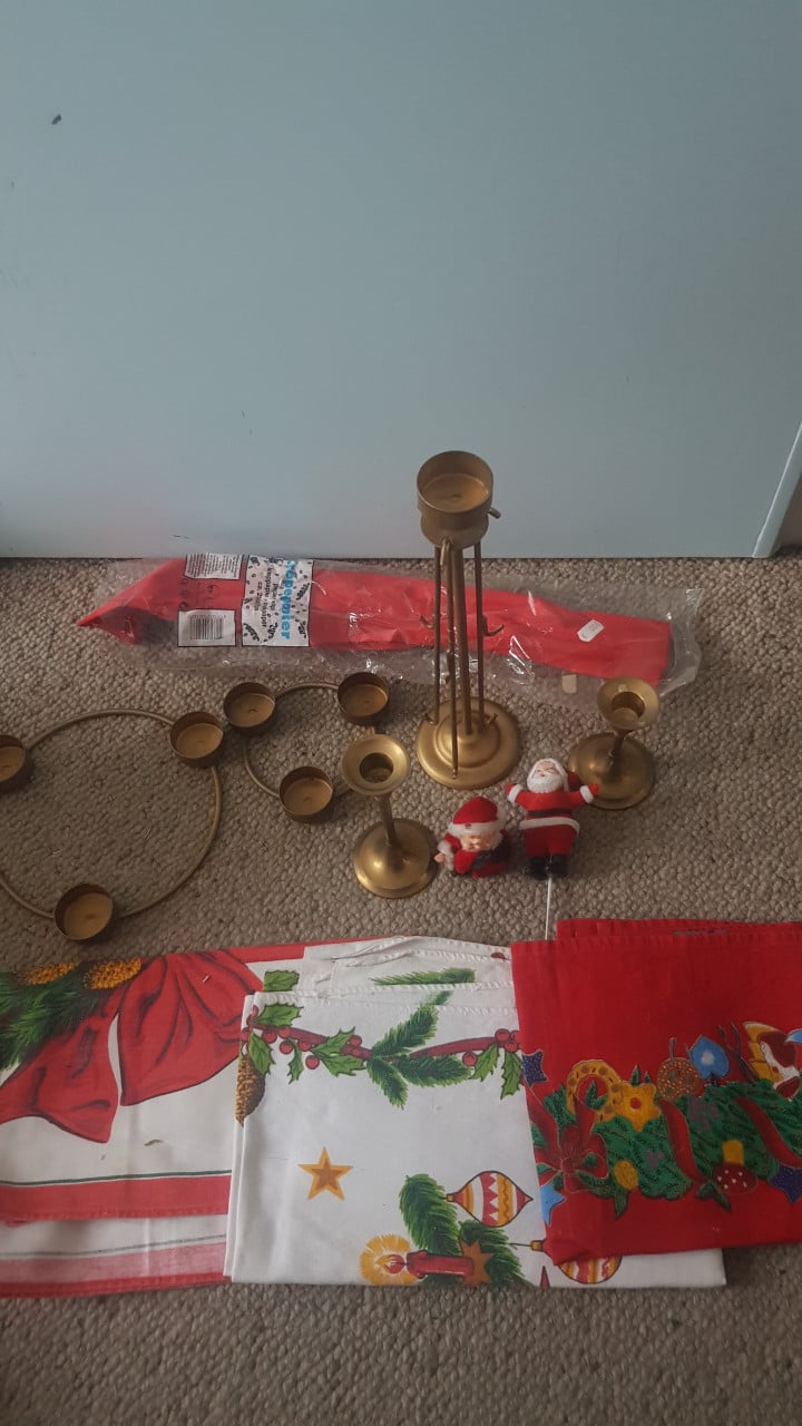 Partij kerstspullen