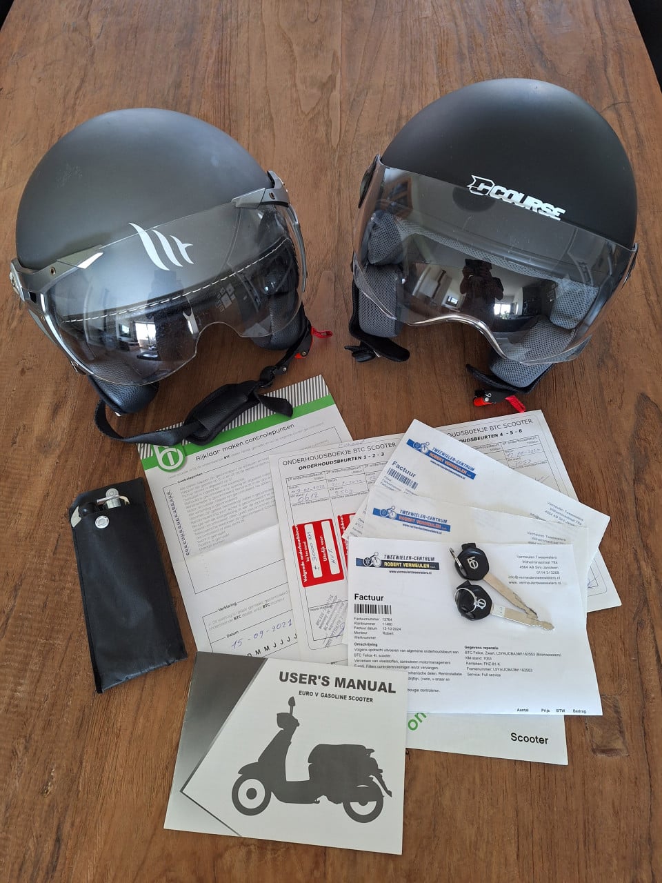 BTC Riva Felice scooter matzwart 2021