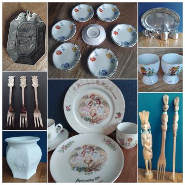 27st! Antieke + Vintage items Partij / Pakket