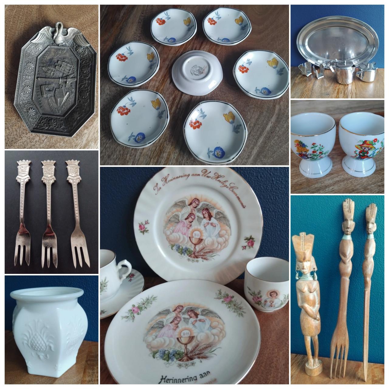 27st! Antieke + Vintage items Partij / Pakket