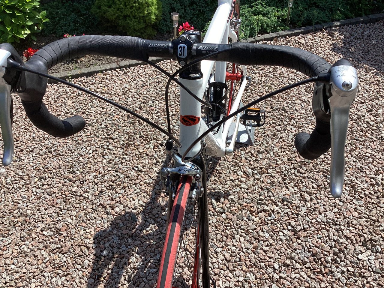 Mooie retro carbon racefiets, Shimano mix afgemonteerd