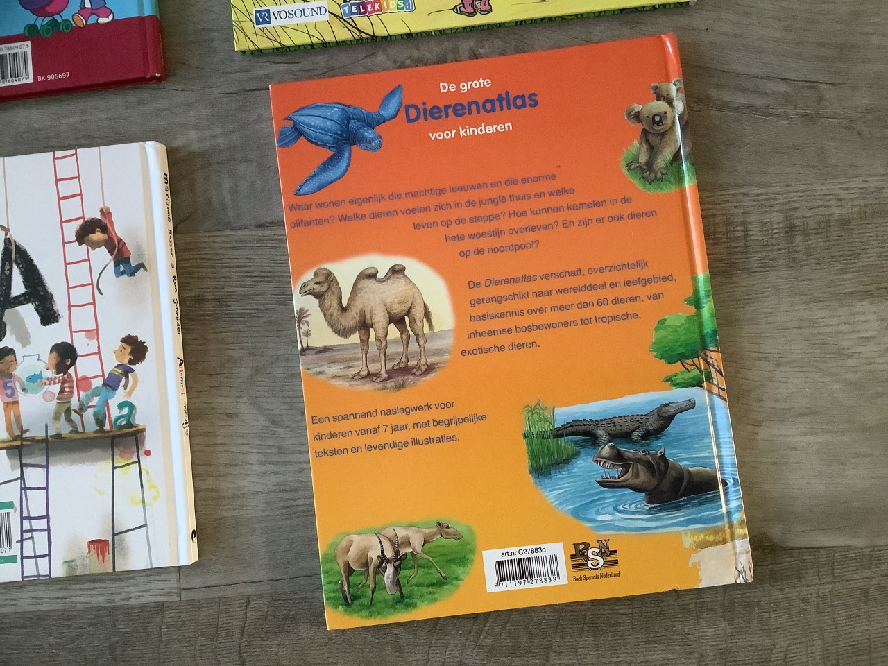 Diverse Kinderboeken o.a. met CD - Liedjes op schoot, Grote Dierenatlas