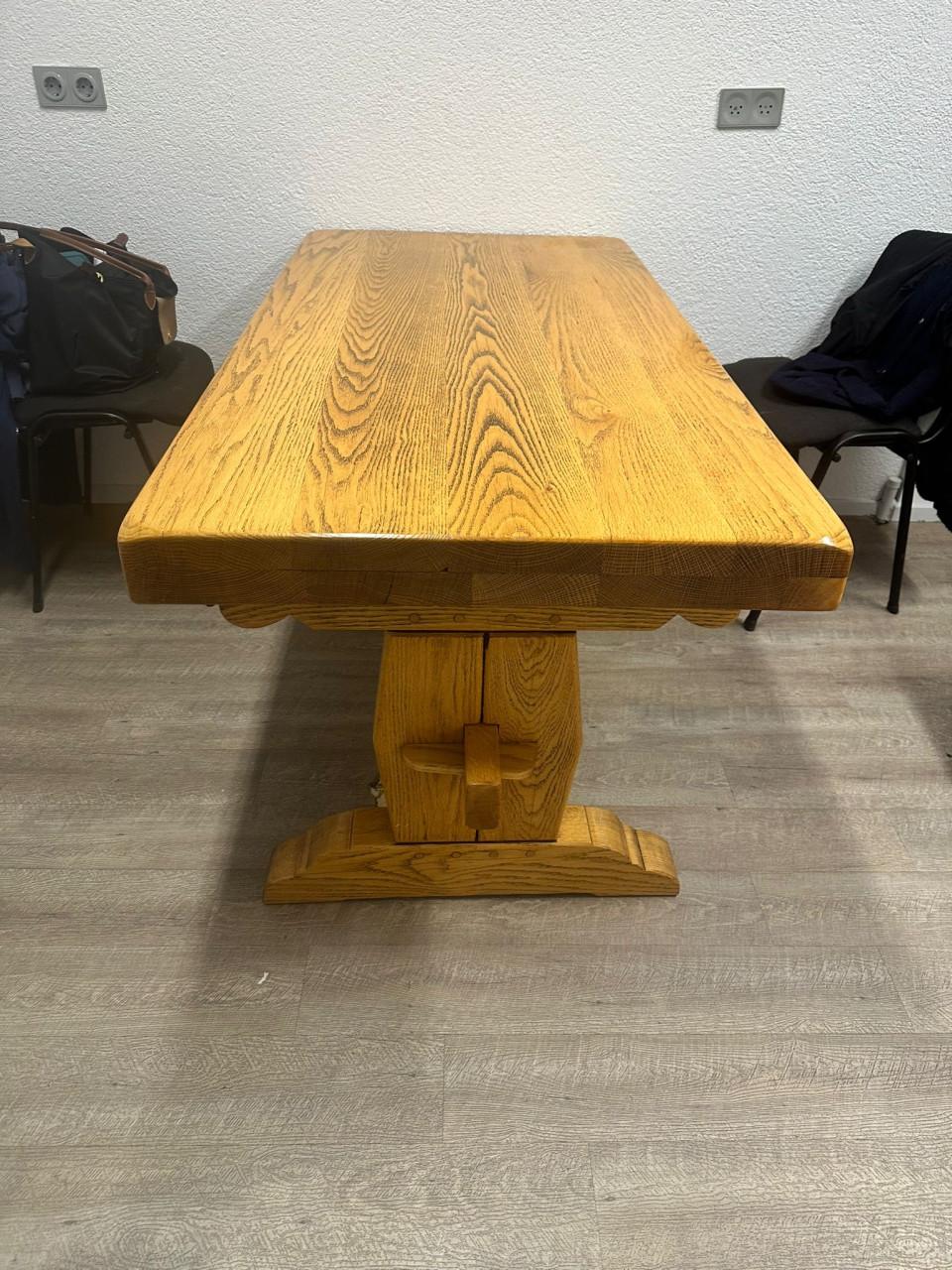 Houten tafel MORGEN AF TE HALEN VOOR 16:00